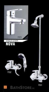 Sonex Nova Single lever Bath set 721/722